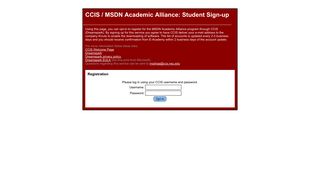 CCIS / MSDN Academic Alliance Opt-in