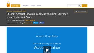 Student Account Creation from Start to Finish: Microsoft, DreamSpark ...
