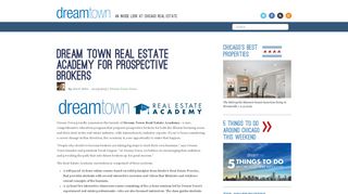 Dream Town Launches Real Estate Academy | Dream Town