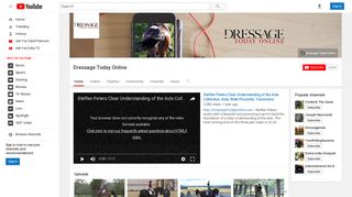Dressage Today Online - YouTube