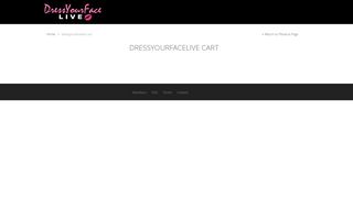 dressyourfacelive cart | DressYourFace Live