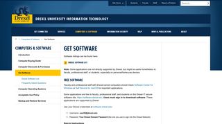 Get Software | Information Technology | Drexel University