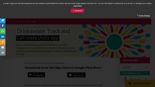 Drinkaware: Track and Calculate Units app | Drinkaware