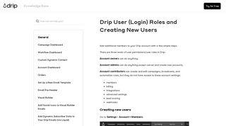 Drip User (Login) Roles and Creating New Users – Drip Knowledge ...