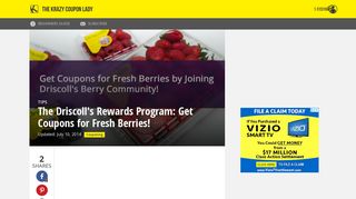 The Driscoll's Rewards Program: Get Coupons for Fresh Berries! - The ...