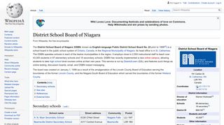 District School Board of Niagara - Wikipedia
