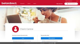 Client centre login | Manage your insurance policy | belairdirect