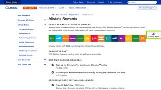 Allstate Rewards | Allstate Car Insurance