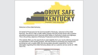 Drive Safe Kentucky
