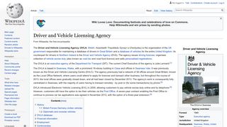 Driver and Vehicle Licensing Agency - Wikipedia