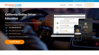 California Online Drivers Ed - DriverEdToGo.com