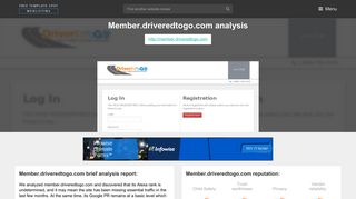Member Driveredtogo. Member Login - Popular Website Reviews