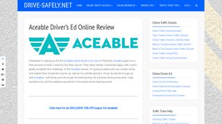Aceable Online Drivers Ed Review - Drive-Safely.net