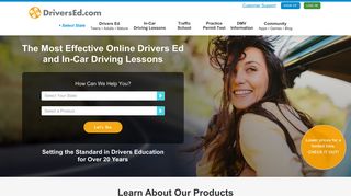 Drivers Ed Online: Approved Driver Education Courses, In-Car Driving ...