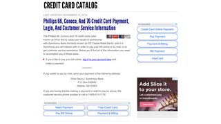 Phillips 66, Conoco, and 76 Credit Card Payment, Login, and ...