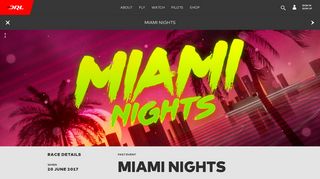 Miami Nights | The Drone Racing League