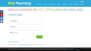 Login - Aha Parenting.com