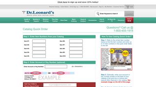DrLeonards.com | Catalog Quick Shop