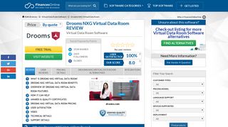 Drooms NXG Virtual Data Room Reviews: Overview, Pricing and ...