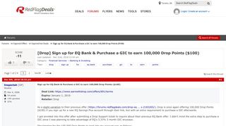 [Drop] Sign up for EQ Bank & Purchase a GIC to earn 100,000 Drop ...