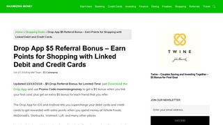 Drop App $5 Referral Bonus - Earn Points for Shopping with Linked ...