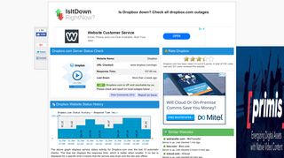 Dropbox.com - Is Dropbox Down Right Now?