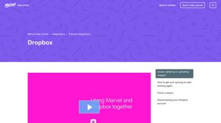Dropbox – Marvel Help Center