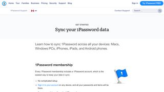 Sync your 1Password data - 1Password Support