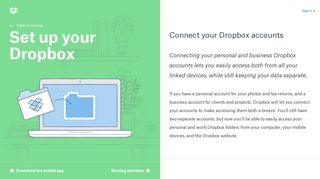 Connect your Dropbox accounts - Business user guide - Dropbox