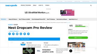 Nest Dropcam Pro Home Security Camera Review - Tom's Guide
