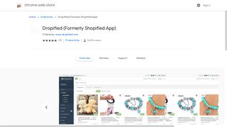 Dropified (Formerly Shopified App) - Google Chrome