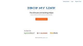 Drop My Link - Find SEO Footprints To Create Backlinks On