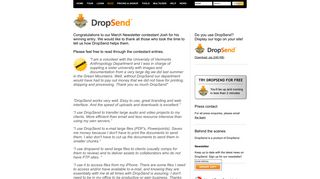 DropSend - Send large files and email large files