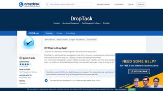 DropTask Reviews, Pricing and Alternatives | Crozdesk