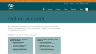 Online Account Access - Washington State Department of Retirement ...