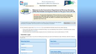 Welcome to the Connecticut Department of Revenue Services (DRS ...
