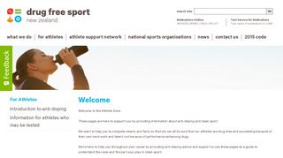 For Athletes - Drugfree Sport NZ