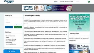 Continuing Education | Pharmacy Times