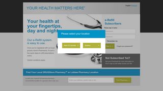 Sign in to refill your prescriptions online | Your Health Matters Here