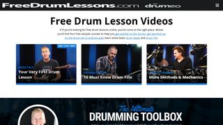 Free Drum Lessons - Learn How To Play Drums Online