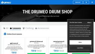 Drumeo Drum Shop - Get Lessons, T-Shirts, Gear, & Much More!