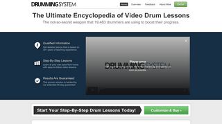 Drumming System » Step-By-Step Video Drum Lessons For All Skill ...