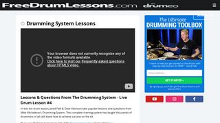 Lessons & Questions From The Drumming System - Live Drum Lesson ...