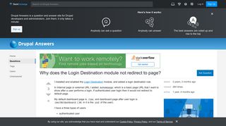 7 - Why does the Login Destination module not redirect to page ...