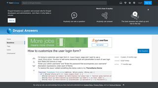 8 - How to customize the user login form? - Drupal Answers