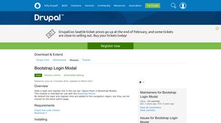 Bootstrap Login Modal | Drupal.org