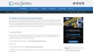 10 Steps to Enhance Drupal Security - Interserver Tips