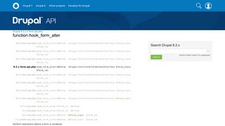 hook_form_alter | form.api.php | Drupal 8.2.x | Drupal API
