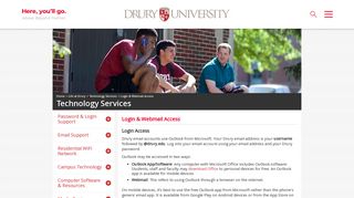 Drury University: Login & Webmail Access