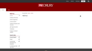 Home | MyDrury - Drury University